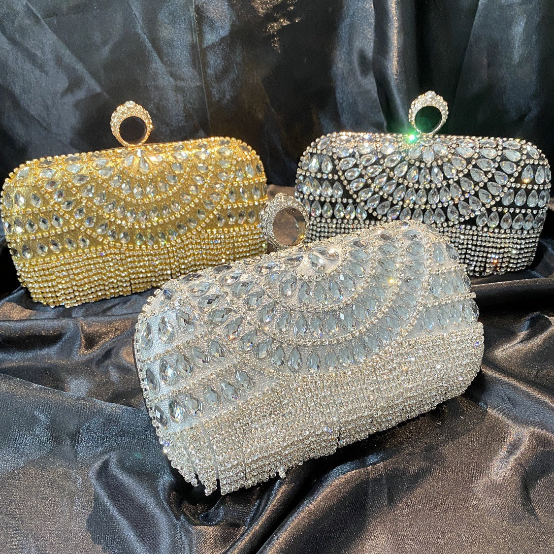 Bolsa de fiesta con cristales