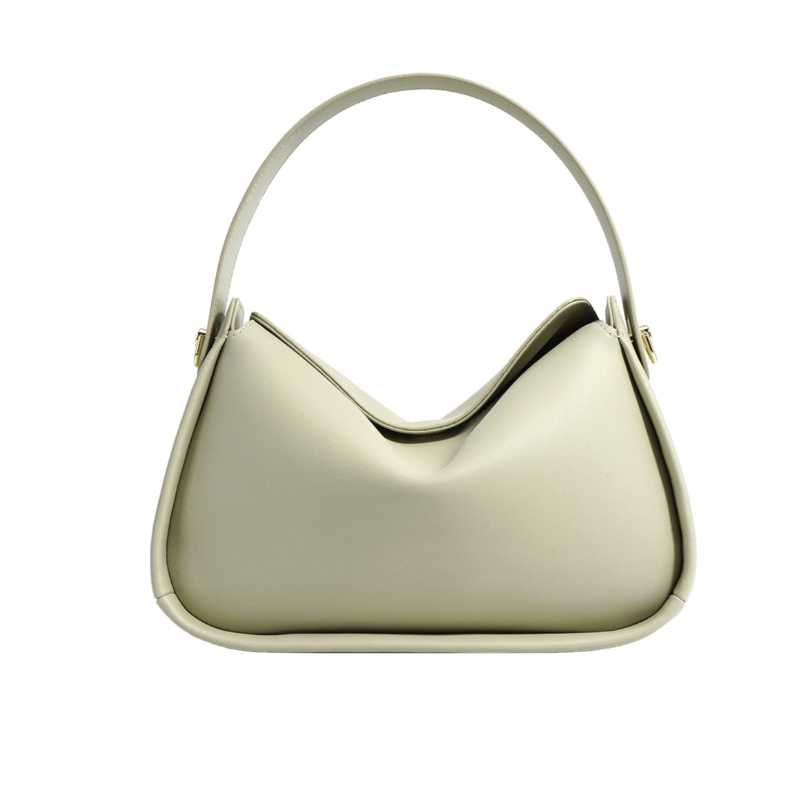 Bolsa de piel con diseño minimalista